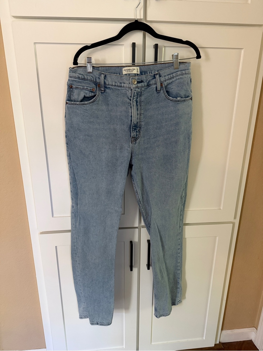 Abercrombie & Fitch Light Blue Straight Leg Jeans